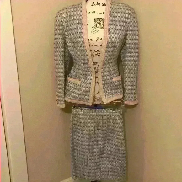 Vintage Jg Jier Giarommi 2 Piece Suit Size 2 - Picture 2 of 11